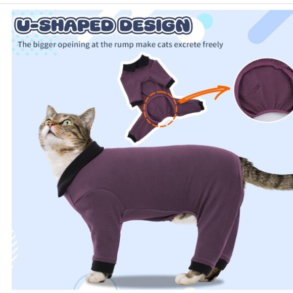 Professional Recovery Suit for Cats - Picture 7 of 7